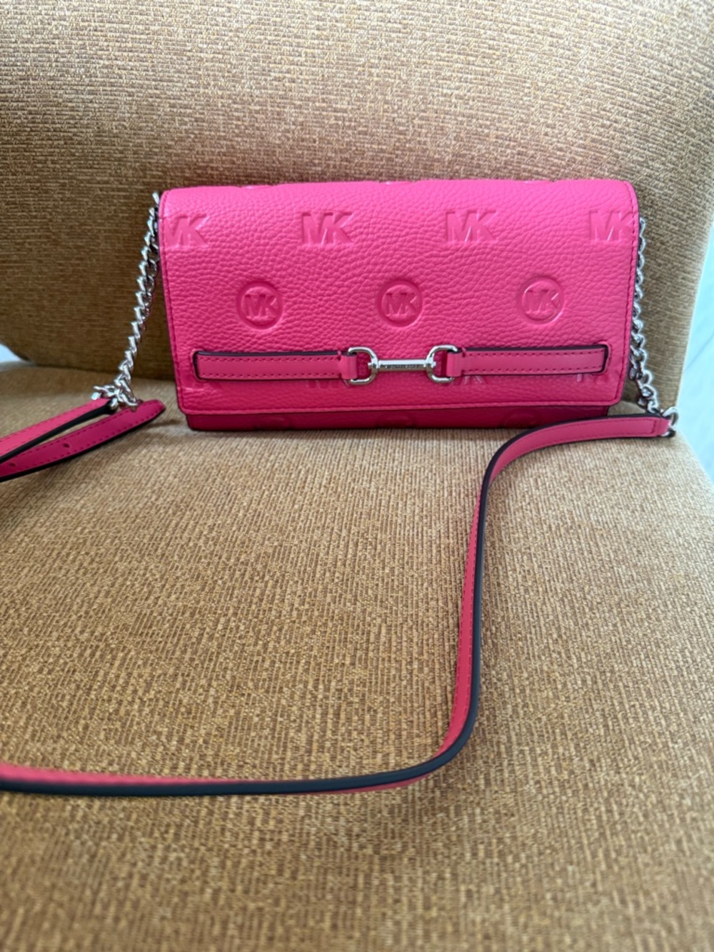 Pink Crossbody Wallet Purse - Women's Shoulder Bag - Picture 12 of 12